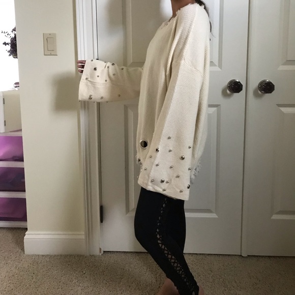 sexy side detail black leggings - Picture 6 of 8